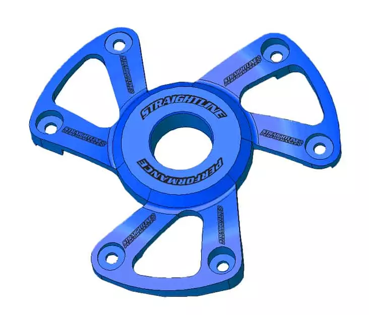 SPI Billet Variatorskydd Polaris P22 - Anodiserat Blå 2022- - Variator - D466979 - 1