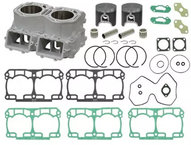Sno-X Cylinder kit Rotax 800cc Etec/Ptek (Dual piston rings) - Cylinder och vevaxel - D459839 - 1