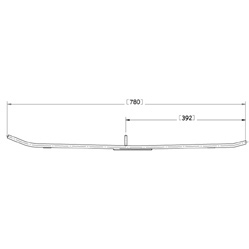 Sno-X Ripper Four Styrstål 4" Hårdmetall - Styrstål - D62729 - 1