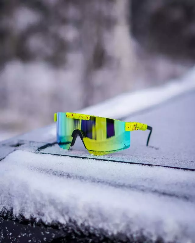 AMOQ Comet Solglasögon Yellow Splash - Orange Spegellins - Accessoarer - 46149 - 1