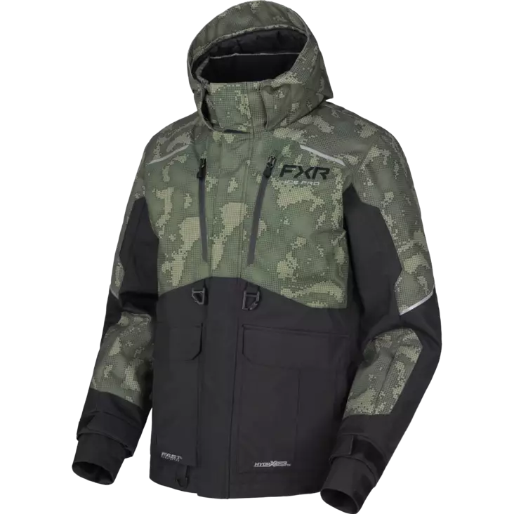 FXR Men's Excursion FX Jacket - Black/Moss Shift Cover - Skoterjackor - 61109 - 1